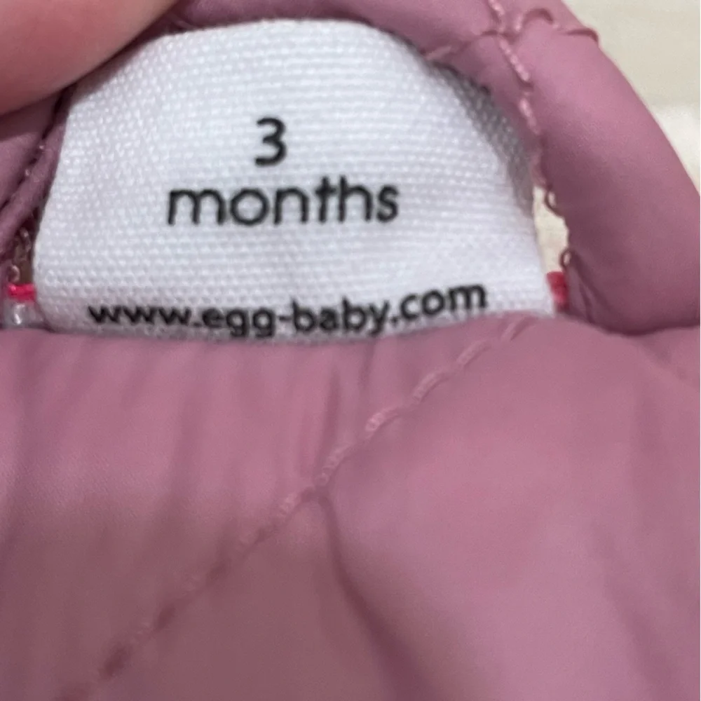 EUC EGG Susan Lazar Size 3 Month Baby/Infant Snowsuit Waterproof Pink Full Zip - Picture 12 of 15